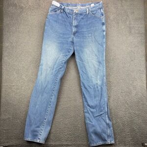 Red Kap Mens PD54PW6 Straight‎ Leg Blue Denim Work Jeans 38x30 Cotton